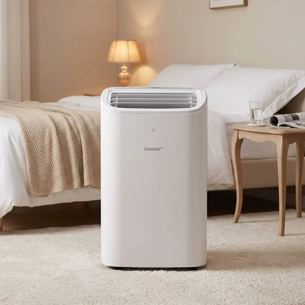 KANION Climatiseur portable 12000 BTU pour la maison, silencieux, mobile, avec réfrigérant R290