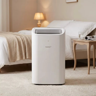 KANION Climatiseur portable 12000 BTU pour la maison, silencieux, mobile, avec réfrigérant R290