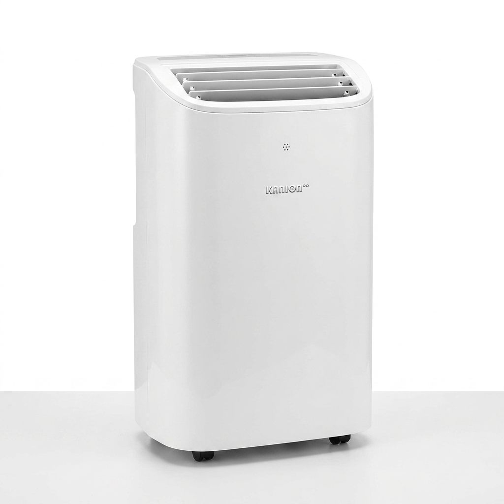 KANION Climatiseur portable 12000 BTU pour la maison, silencieux, mobile, avec réfrigérant R290